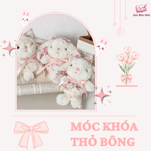 Móc Khóa Thỏ Bông