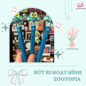Bút Bi Họa Hình Zootopia