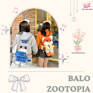 Balo Thú Bông Nick Wilde Zootopia – Thời Trang, Tiện Lợi – Góc Bàn Nhỏ