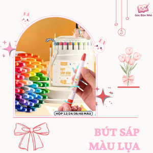Bút Sáp Màu Lụa ( Tặng kèm cọ )
